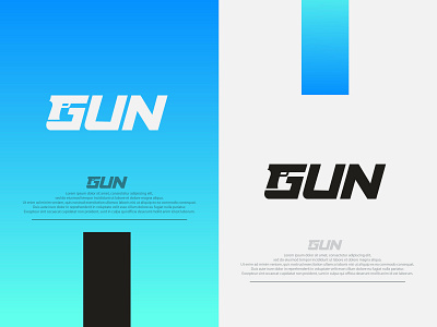 GUN LOGO animation branding design graphic design illustration logo logo design ui ux vector