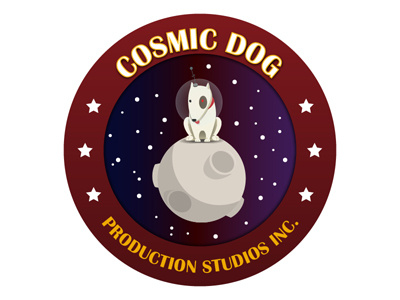 Cosmic Logo design illustrator logo vector
