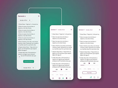 App Design: Bible Plan: Reading page redesign