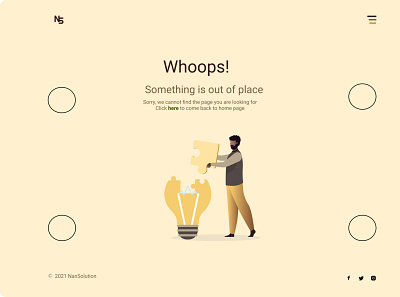 404 Error Page 404 design errorpage ui ux