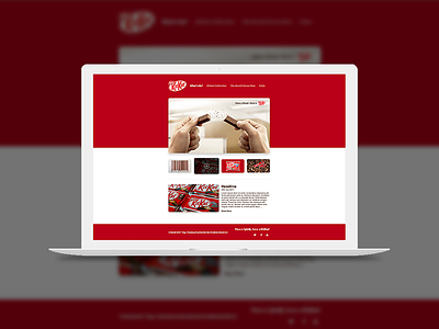 ThirtyUI - Day 1 - KitKat design graphic thirtyui ui ux web