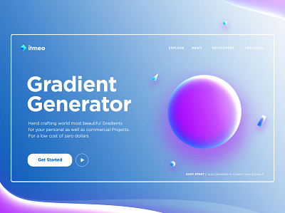 gradientui generaator animation branding dailyui design ui uidesigns web