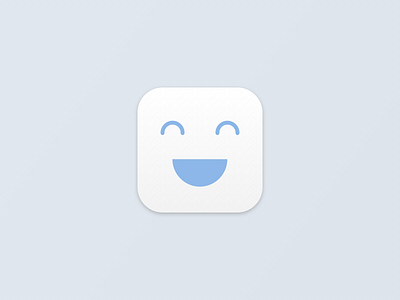 Meditation iOS Icon app app icon character chilled face happy icon ios ios9 meditation smiley