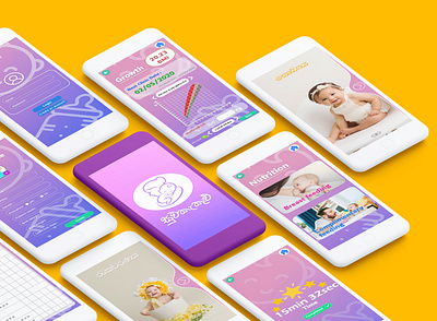 Suwa Kakulu Project 3d android animation app application babies baby baby app babycare branding concept design figma graphic design illustration logo motion graphics ui ux xd