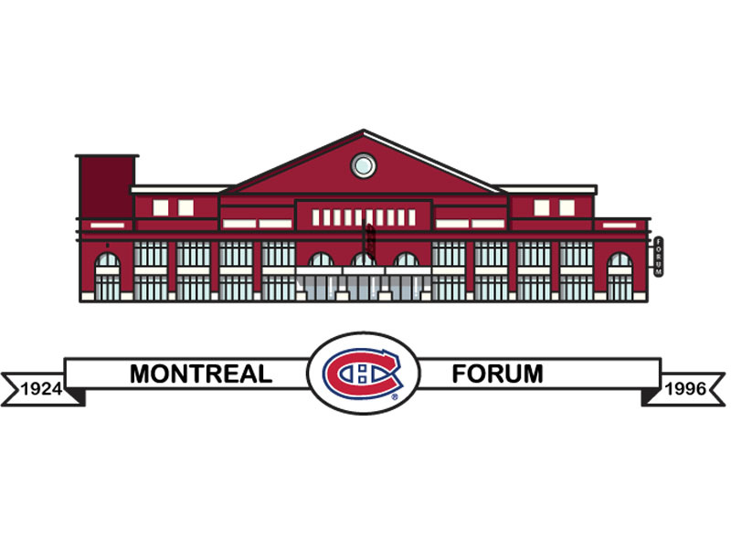 Montreal Forum by Nick Marks on Dribbble