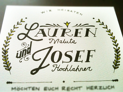 L & J Wedding Invitations