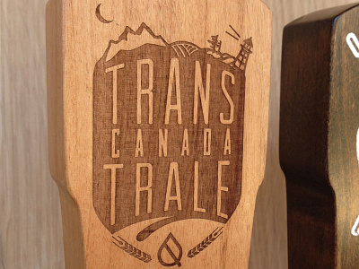 Trans Canada Trale Tap handles beer canada canadian shield craft beer illustration landscape made in canada ottawa tap handles