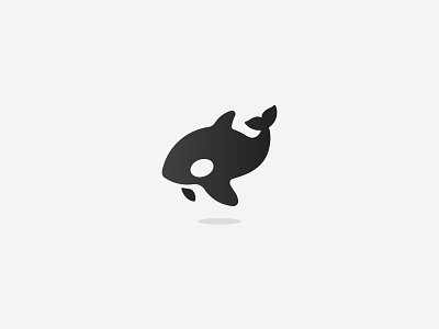 Killer Whale Logo animal cute ocean whale