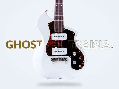Ghostron Guitars branding design logo photography productdesign ui ux webdesign