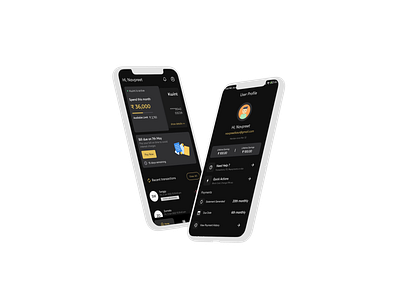 Transactions screen of credit card app graphic design logo mobile app ui uiux