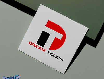 Dream Touch Logo 3d animation branding graphic design ui vector