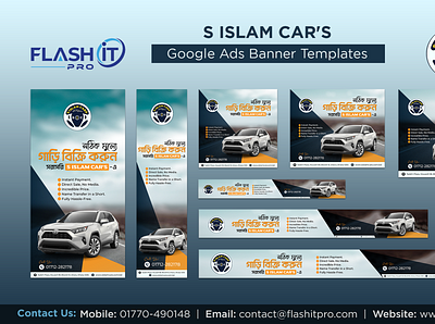 Google Ads Banner Templates 3d branding flashitpro graphic design graphics logo marketing motion social media post ui