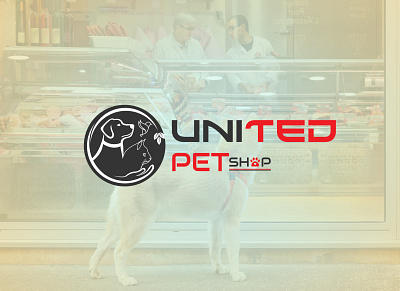 United Pet Shop Logo 3d animation branding branding design company profile design graphic design icon illustration logo logo design motion graphics poster design profile design ui vector