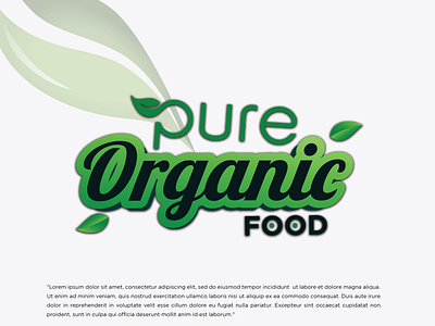 Pure Organic Food Logo