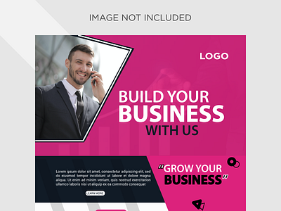 Business company banner template