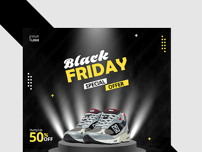 Black Friday Social Media Banner Design