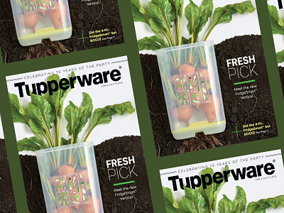 Fresh Pick art direction brochure catalog cooking cover food garden graphic design growing layout meal prep plants publication retail shopping tupperware vegetable