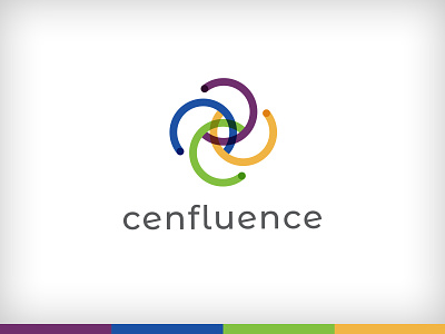 Cenfluence 1 art direction branding design graphic design logo technology typography