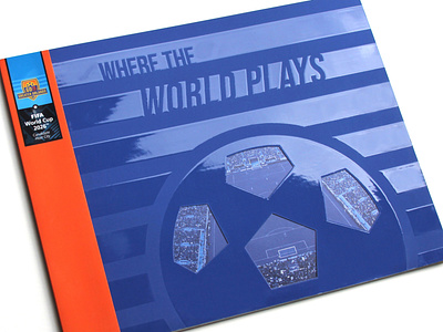 GoSports FIFA Bid Book art direction binding booklet brochure design die cut fifa football graphic design layout printing publication soccer sports typography world cup