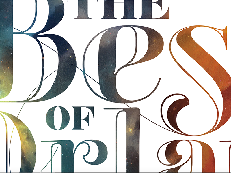 Best Of Orlando swash mask nebula space font typographic typography best