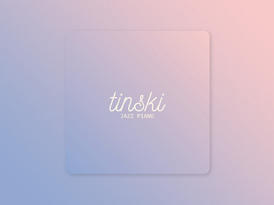Tinski Jazz Piano branding business card identity jazz music piano