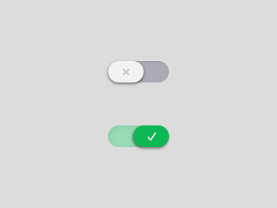 Switchers material design off on switch switcher toggle ui