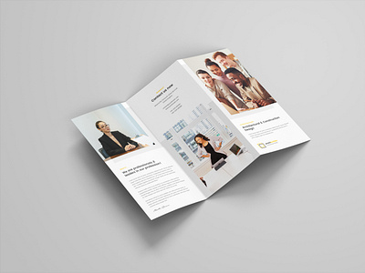Business brochure trifold brochure