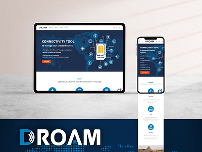 Web design for Droam 3d branding design figma graphic design illustration logo ui ux vector