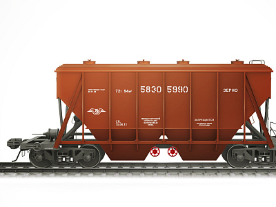 Hopper wagon hopper rail railroad train web