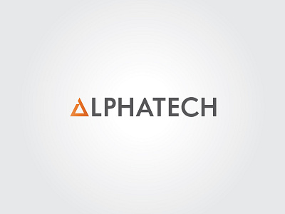 AlphaTech alpha letters logo tech