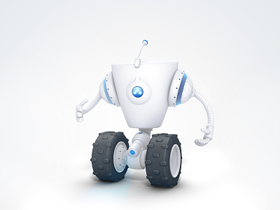 Anti Spy Robot character clean robo robot scan white