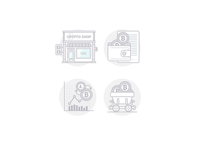 Crypto Illustrations Set