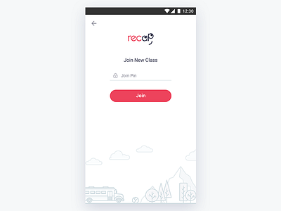 Join New Class Screen android app lines recap ui