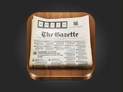 Newspaper icon icon news newspaper paper wood