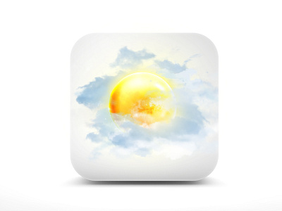 Weather Ios Icon clean clouds icon ios sun waether