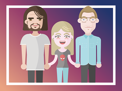 Design Dudes crew design friens people person team vectorart