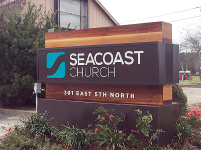 Seacoast Rebrand - Summerville Campus Road Sign branding identity road sign