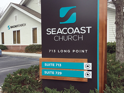 Seacoast Rebrand - Mt. Pleasant Campus Office Signage