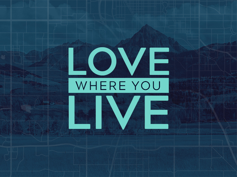 Love Where You Live Series sermon series art series art