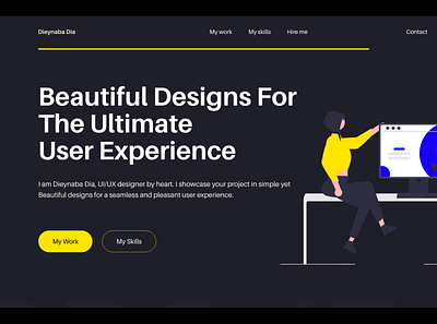 My Portfolio https://dieynabadia.myportfolio.com/ design graphic design ui