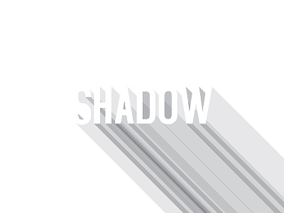 Long Shadow Text
