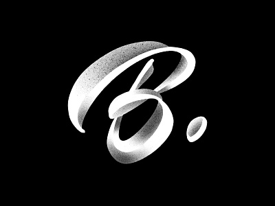 Letter B 36days b 36daysoftype calligraphy lettering logo logotype script typemate typography