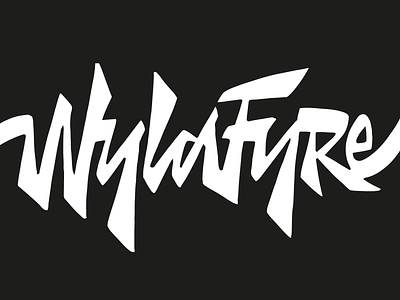 WyldFyre sketch customtype handlettering handwritten lettering logo logotype sketch type typemate typography