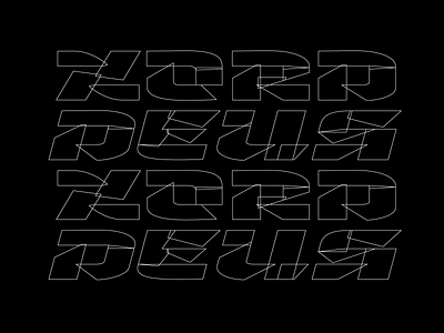 ZORDEUS cosmos customtype font lettering robot type typemate typface typography