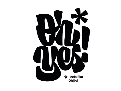 OhYes! casual customtype handlettering lettering logo logotype script type typemate typography