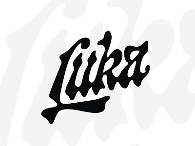 Luka branding calligraphy customtype gothic lettering logo logotype typemate typography