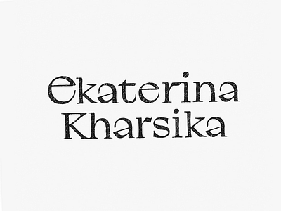 Kharsika lettering sketch calligraphy customtype font lettering logo logotype typeface typemate typography
