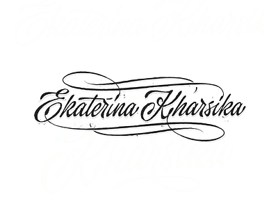 Kharsika raw sketch calligraphy customtype lettering logo logotype typemate typography