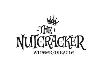 Nutcracker show logo immersive lettering logo logotype nutcracker show type typography winter