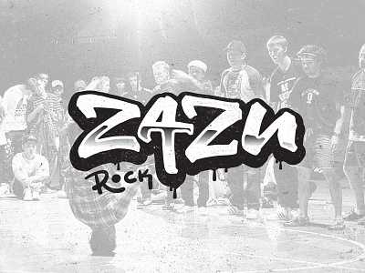 Zazu Rock b boy breakdance brus graffity hip hop lettering logo print rock style type zazu